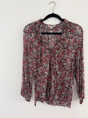 All Saints Floral Blouse